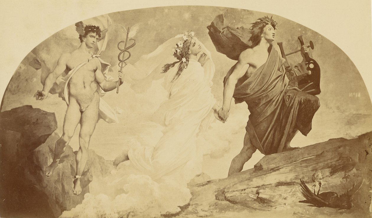 Orfeus och Eurydike av Louis Emile Durandelle