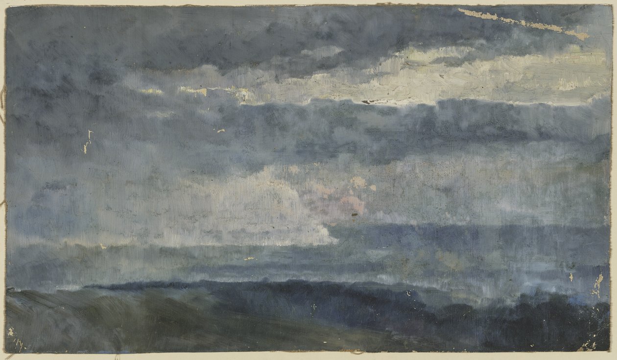 Oljestudie (moln) av Louis Eysen