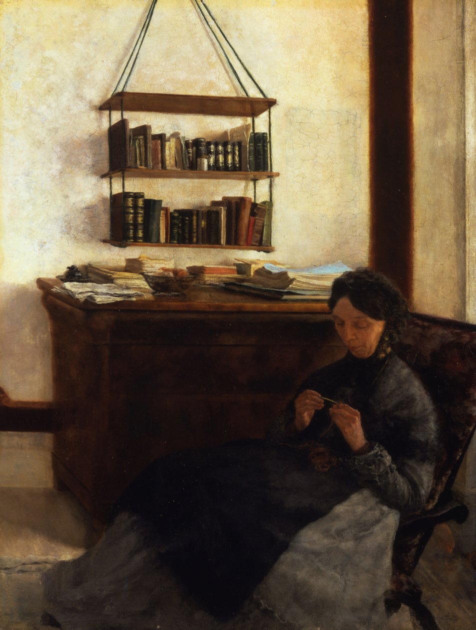 Konstnärens mamma, 1877 av Louis Eysen
