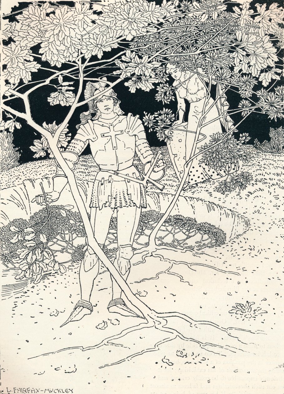 Illustration till Spensers Faerie Queene. Canto II. Vers 30, c1895 av Louis Fairfax Muckley