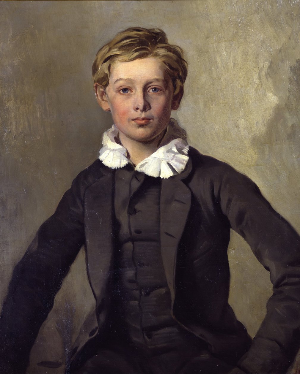 Porträtt av greve Hans Haubold von Einsiedel, 1855 av Louis Ferdinand von Rayski