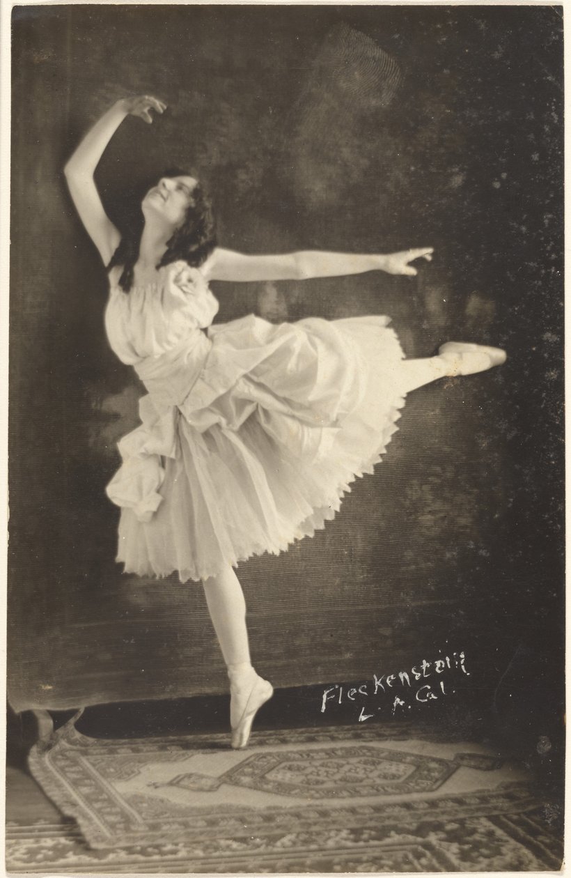 [Ballerina på spets] av Louis Fleckenstein