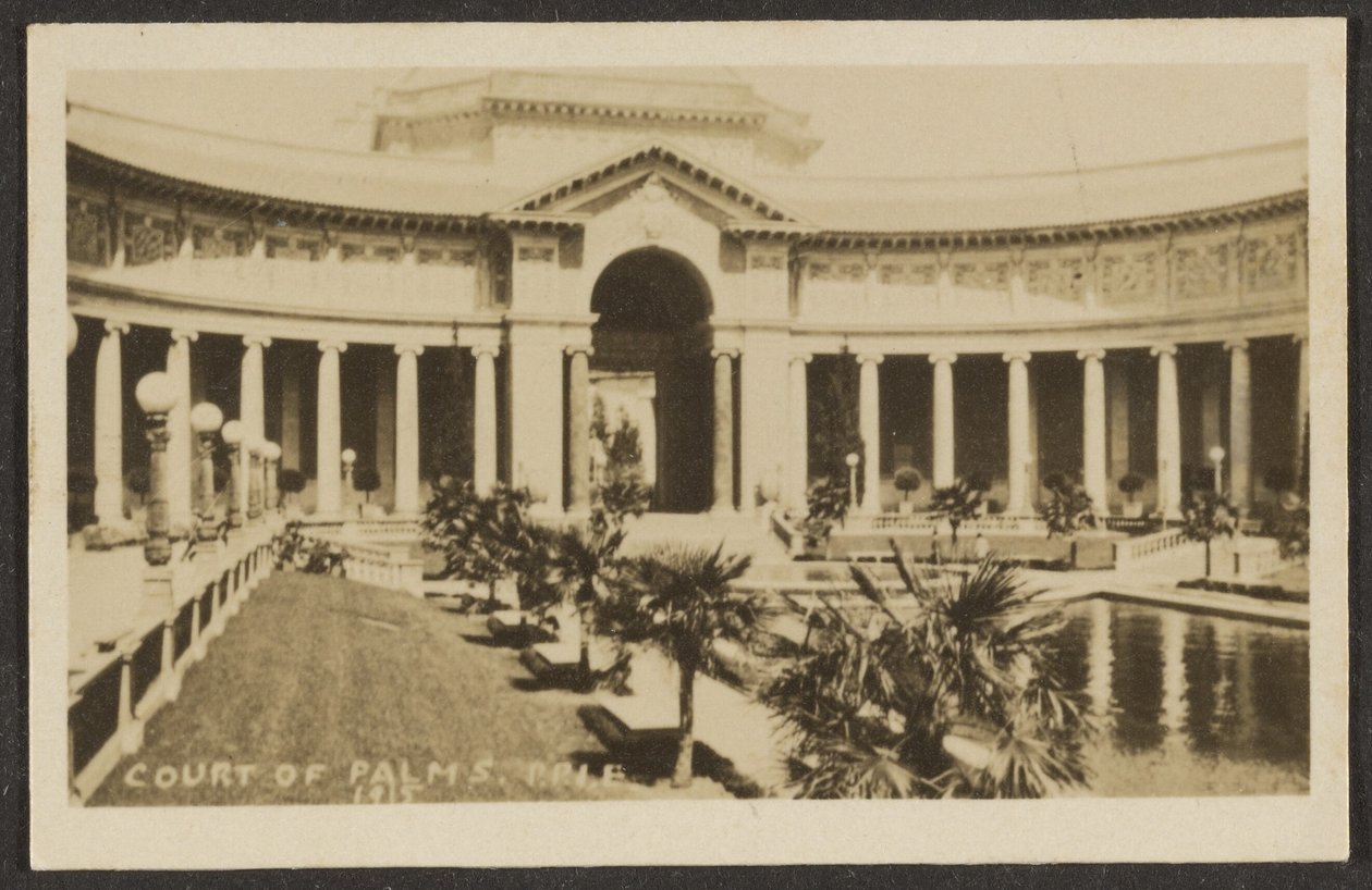 [Court of Palms, Pan Pacific International Exposition (P.P.I.E.)] av Louis Fleckenstein