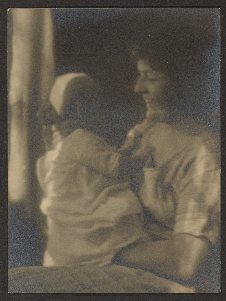 [Florence och baby] av Louis Fleckenstein