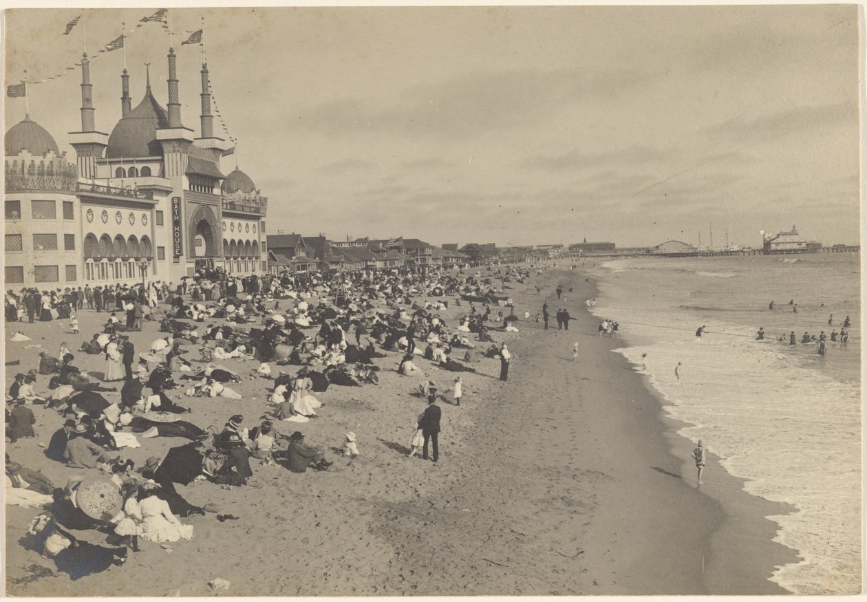 [Seaside Scene] av Louis Fleckenstein