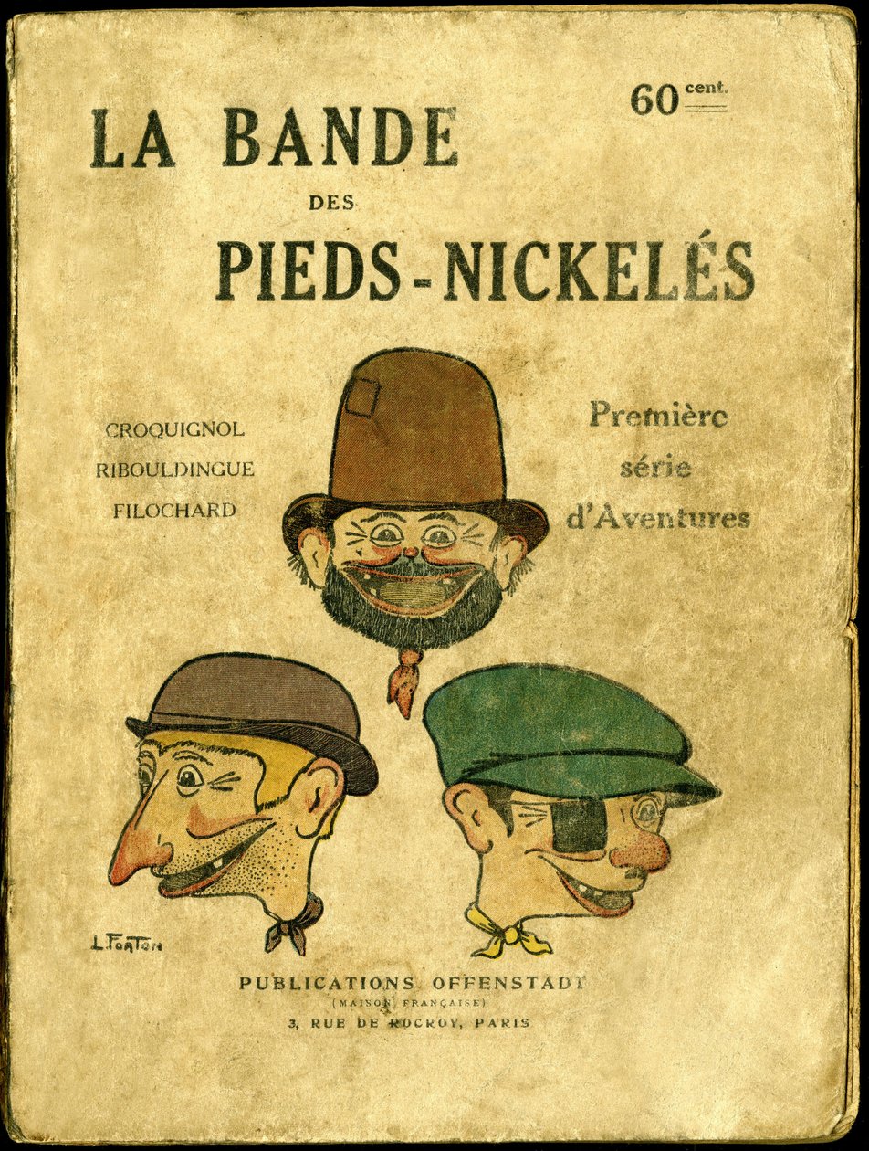 Omslagsillustration till "" la bande des pieds nickeles, premiere serie d