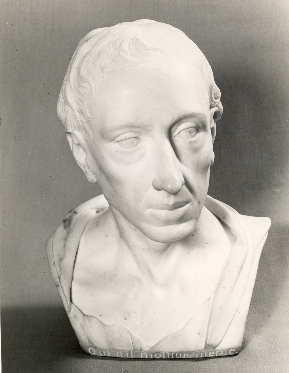 Byst av Alexander Pope (marmor) av Louis Francois Roubillac