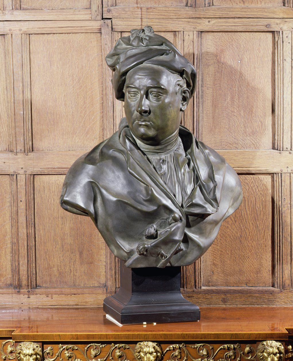 Byst av George Frederick Handel (1685-1759) (gips) av Louis Francois Roubillac