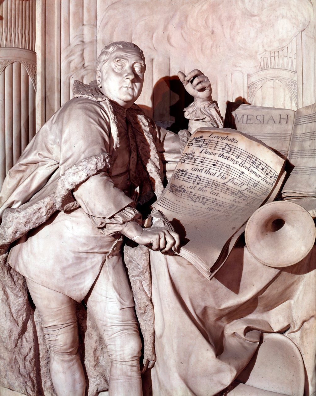 George Frederic Handel monument, Westminster Abbey av Louis Francois Roubilliac