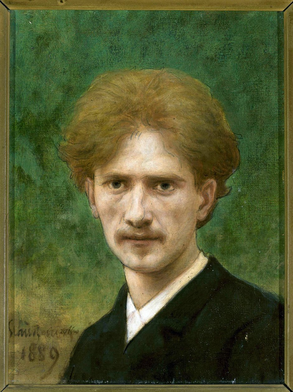 Porträtt av Ignacy Jan Paderewski (1860-1941) av Schuetzenberger (Schutzenberg), Louis Frederic (1825-1903). Olja på duk av Louis Frederic Schutzenberger