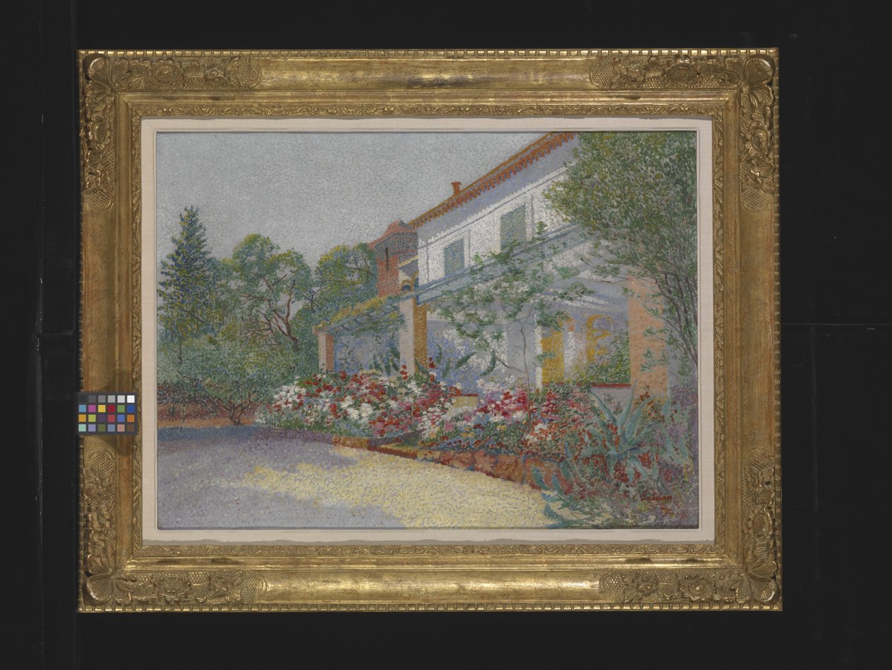 Villa In The Midi, okänt datum (olja på duk) av Louis Gaidan