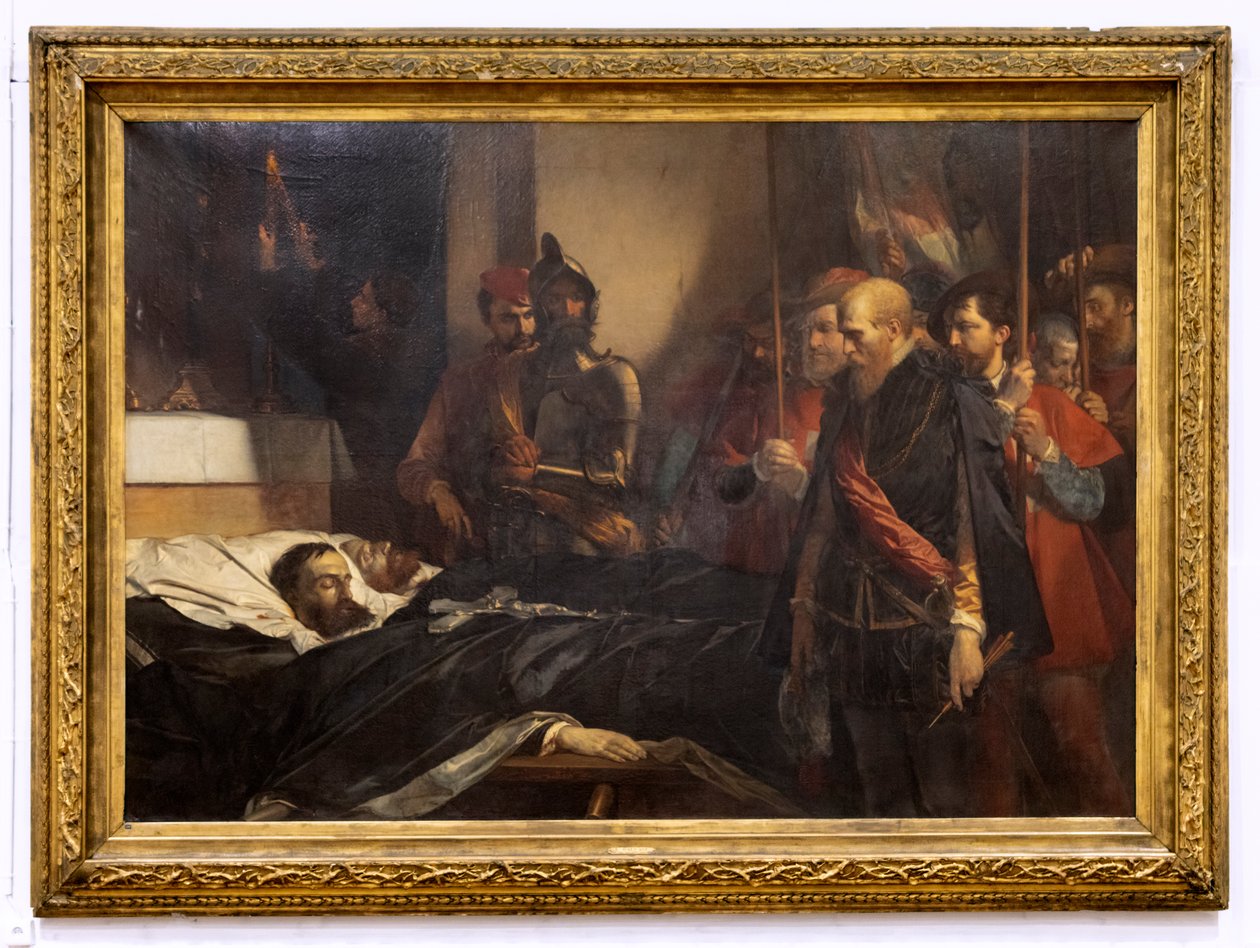 Sista utmärkelsen till hertigarna Egmont och Horne av Louis Gallait