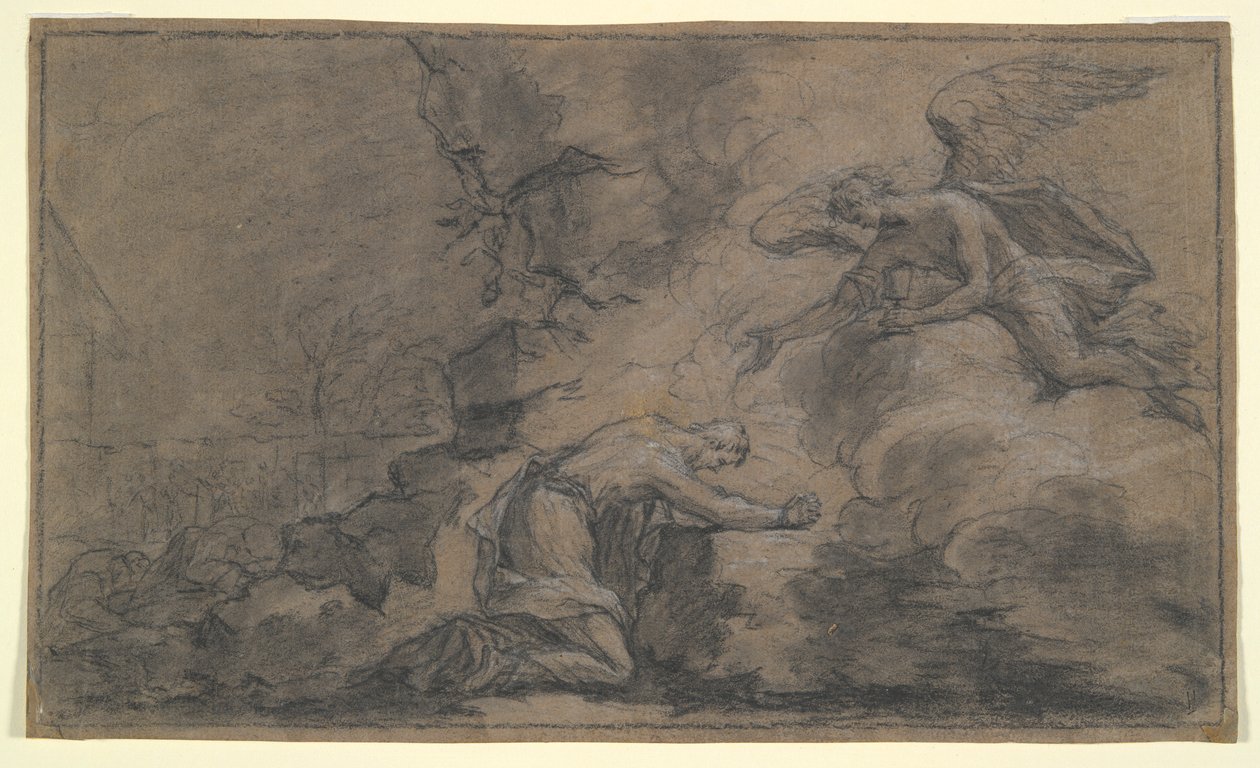Kristus i Getsemane trädgård (Christ au Jardin) av Louis Galloche