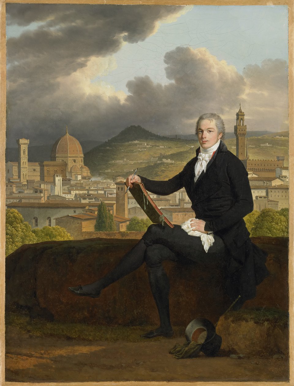 Porträtt av Dr Thomas Penrose, 1798 av Louis Gauffier