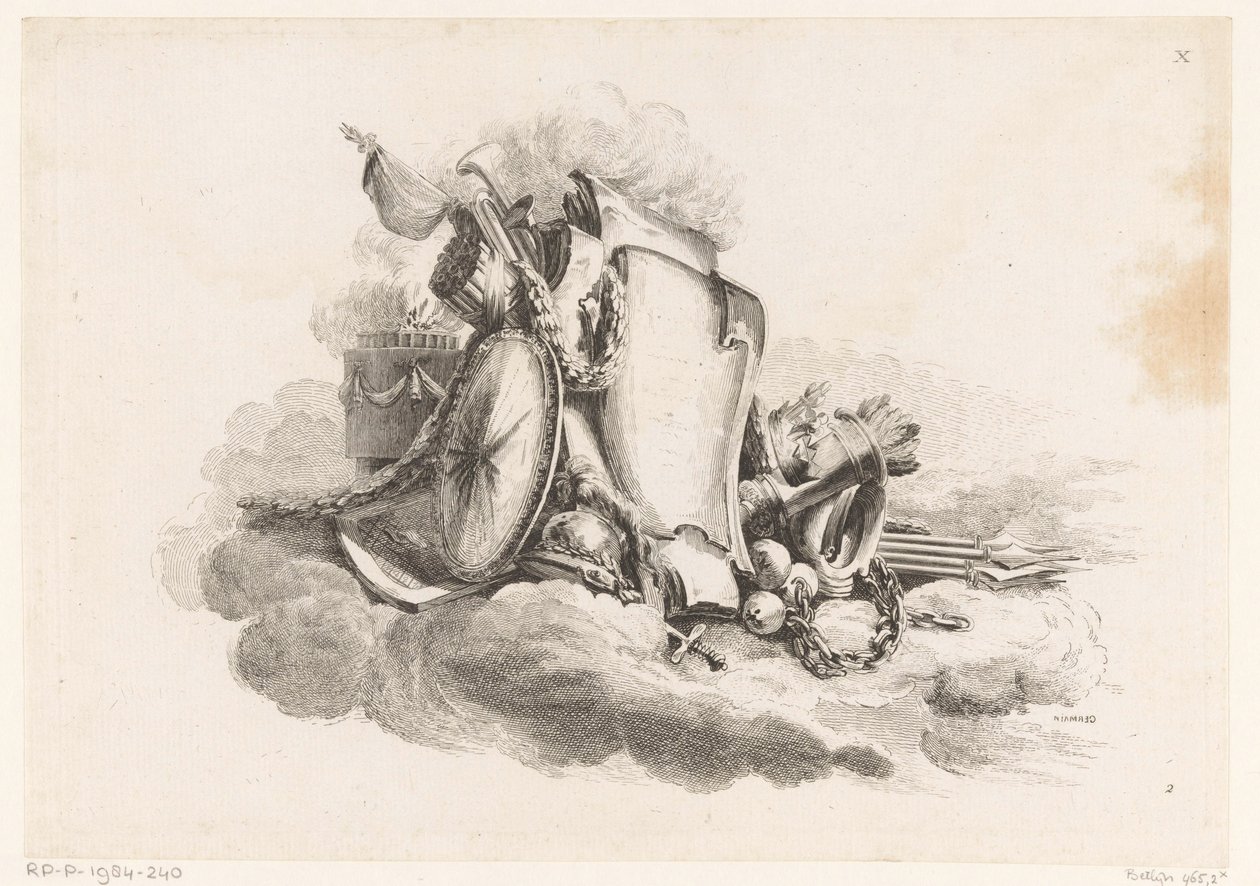Patron med vapen X Suitte De Cartels Et Trophées (serietitel) IIe Volume De l