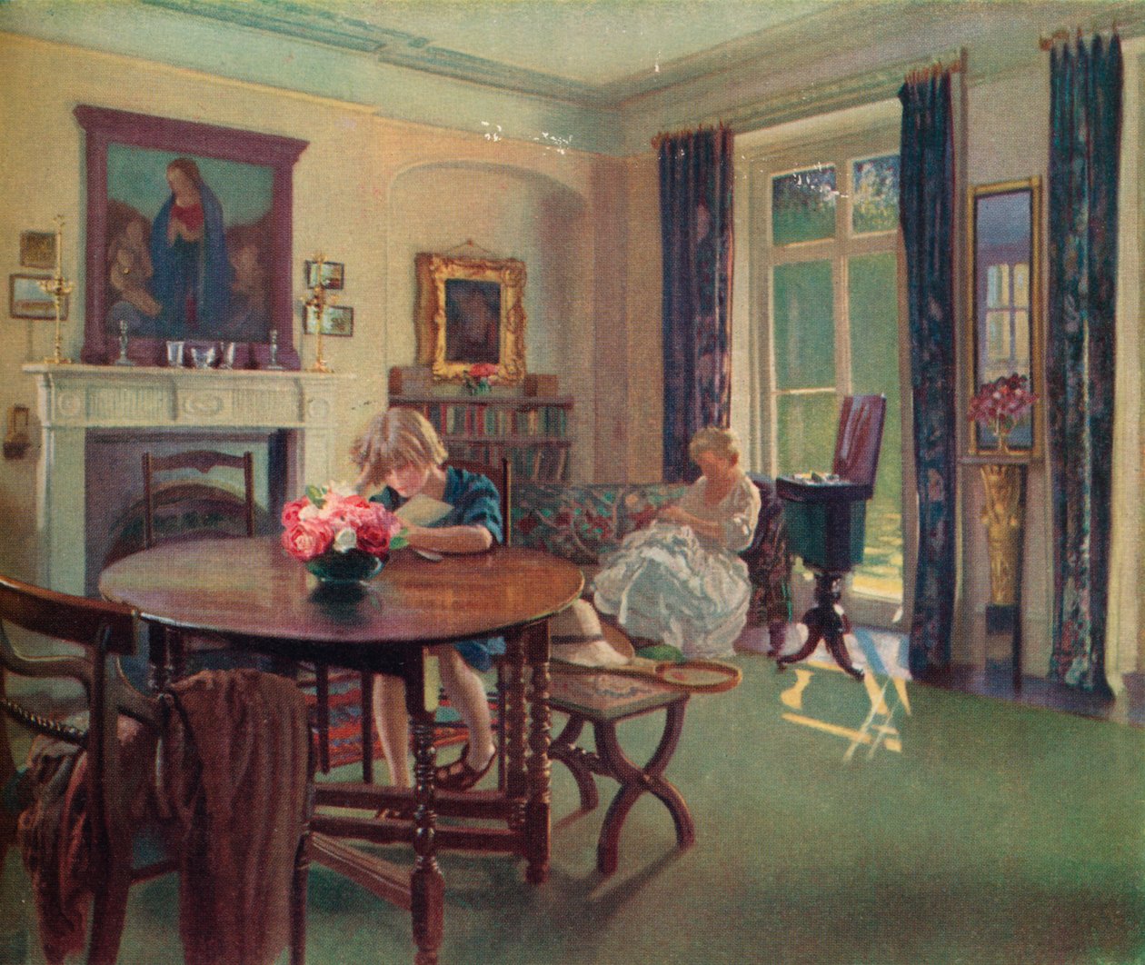 A June Interior, c1923. av Louis Ginnett