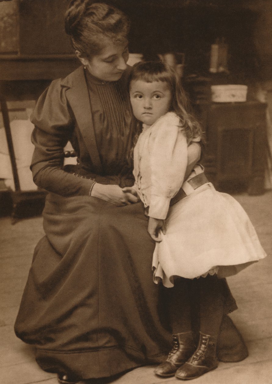 Kvinna och barn, 1937 av Louis Guichard