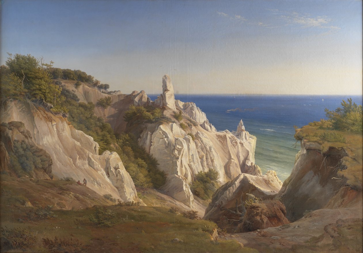Klipporna på ön Møn av Louis Gurlitt