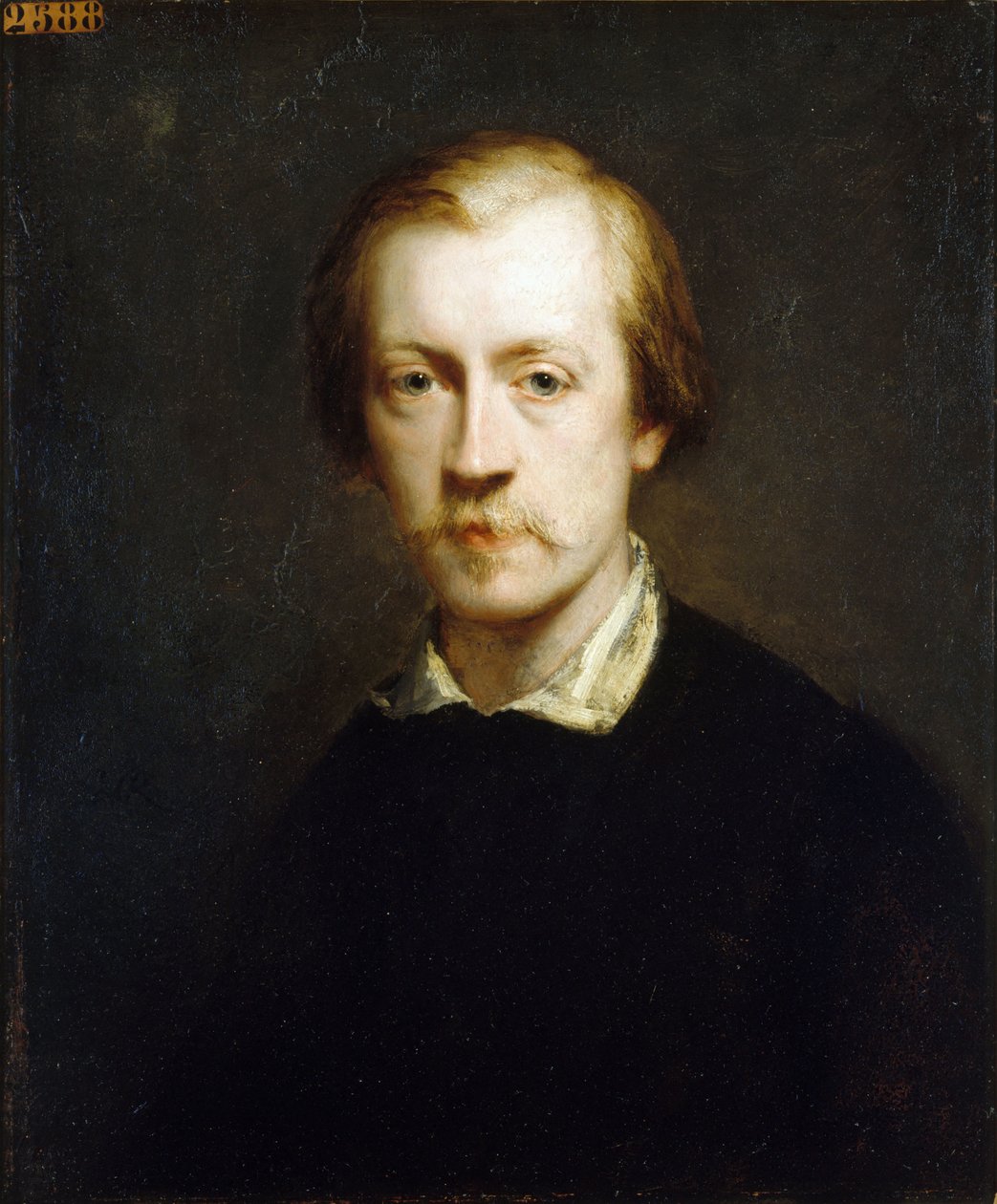 Porträtt av Félix Ziem 1821-1911, ca. 1850. av Louis Gustave Ricard
