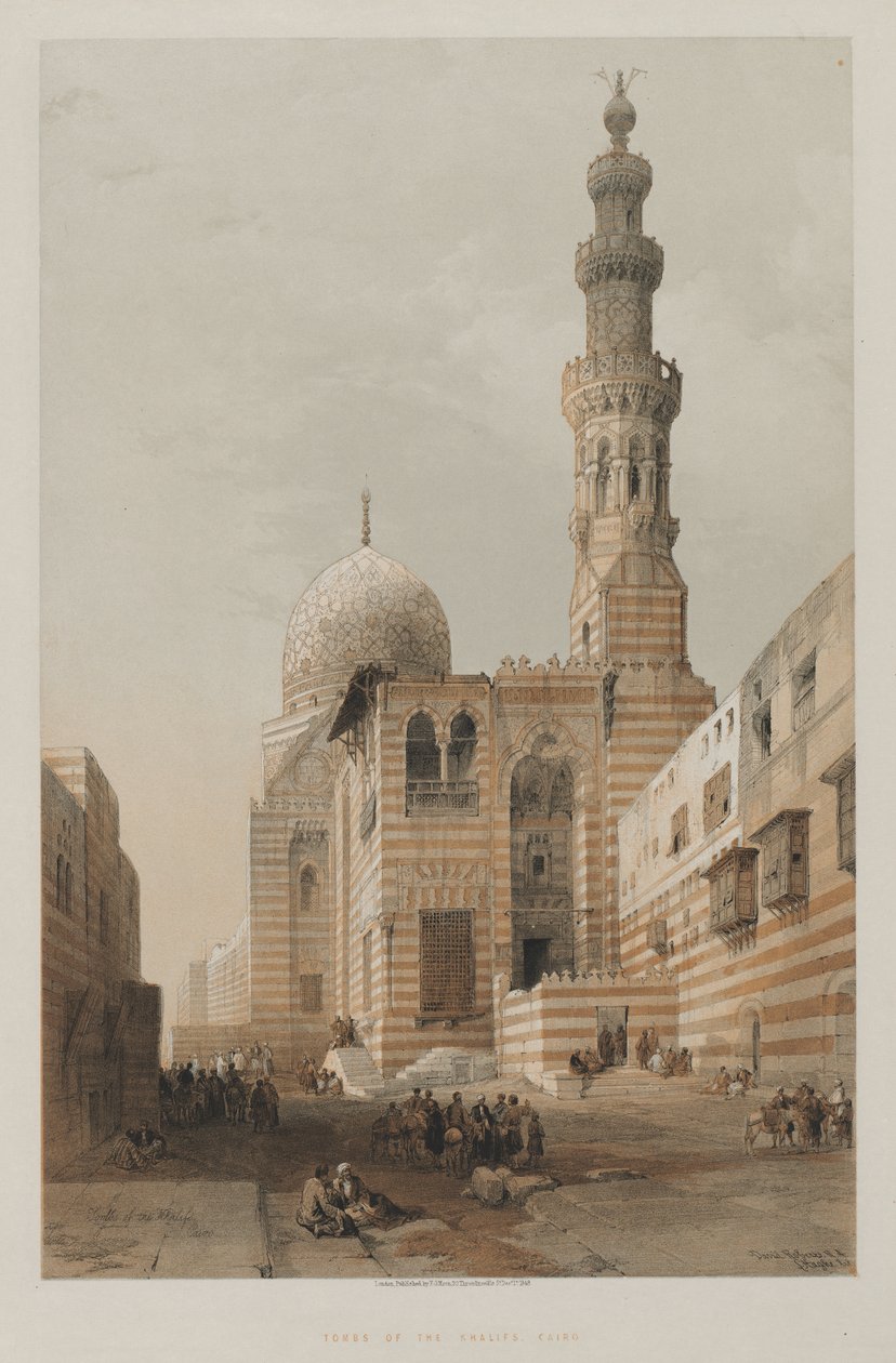Egypten och Nubien, volym III: Khalifernas gravar, Kairo av Louis Haghe
