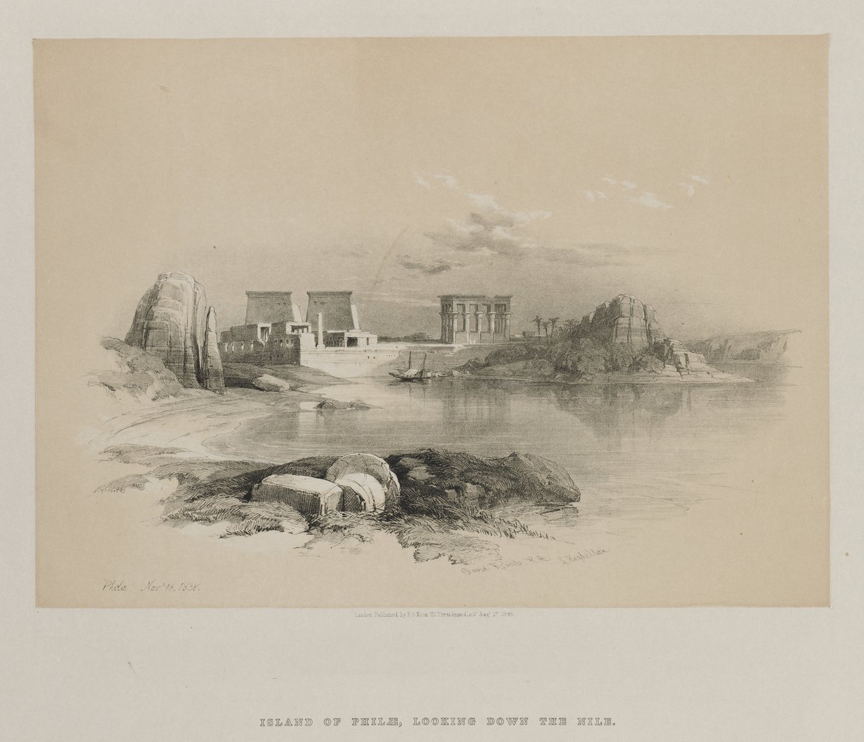 Egypten och Nubien, volym II: Philae av Louis Haghe