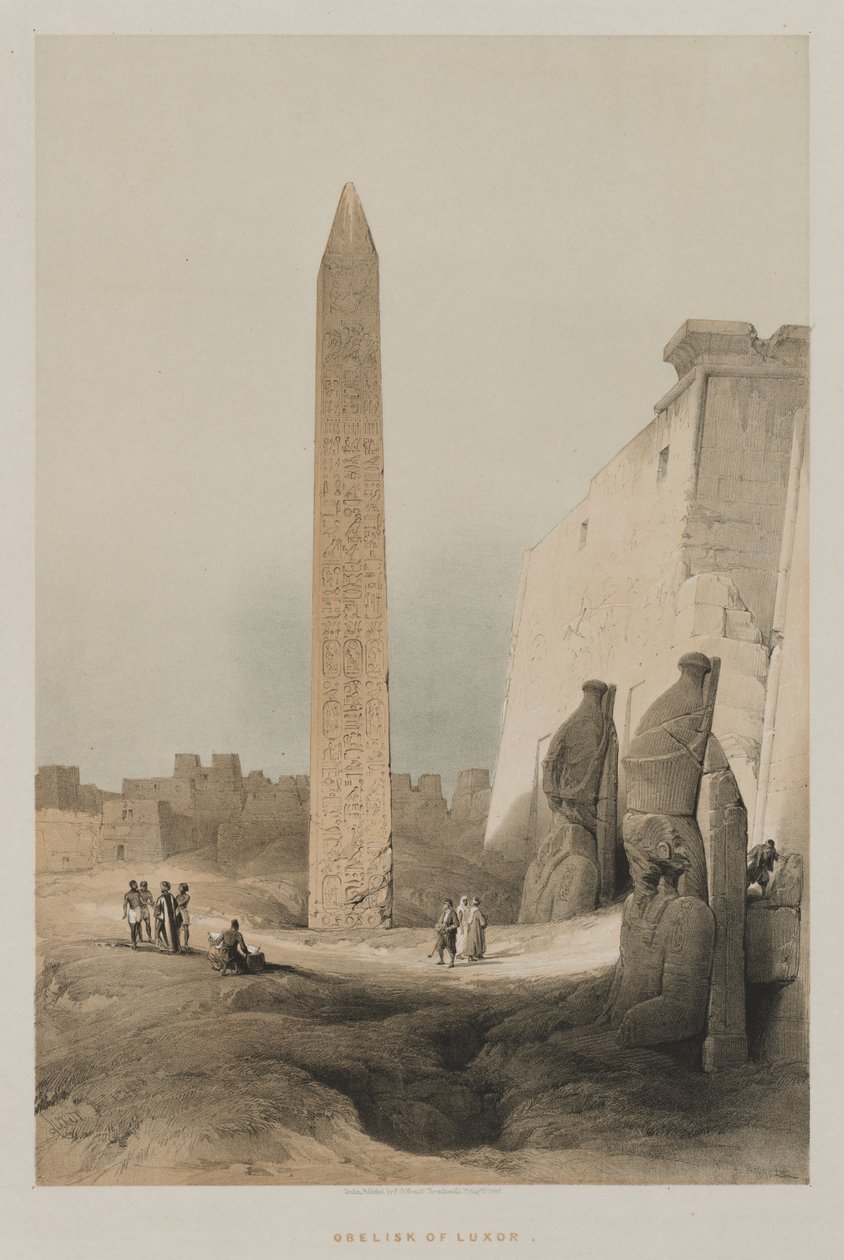 Egypten och Nubien, volym I: Luxor av Louis Haghe