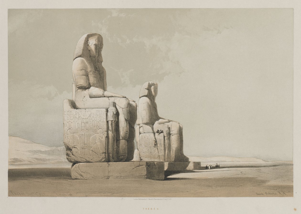 Egypten och Nubien, volym I: Thebe av Louis Haghe