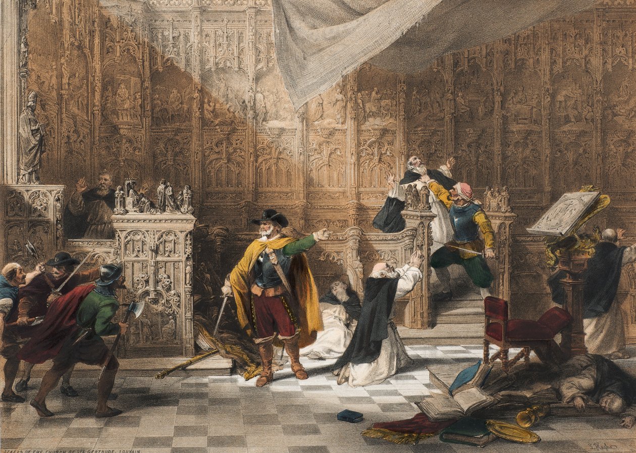 Stalls of the Church of St. Gertrude, Louvain, Sheet 11 from 