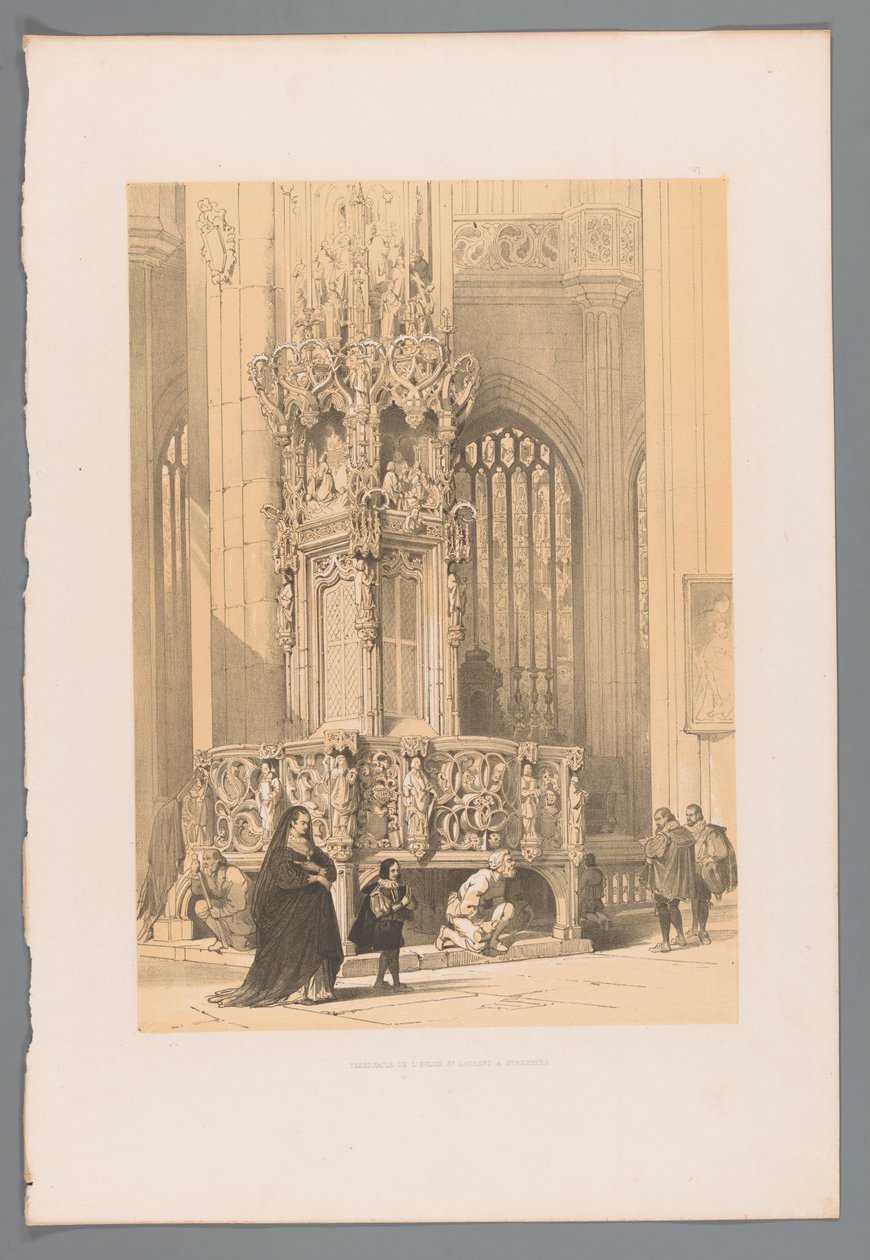 Tabernaklet i St Lawrence-kyrkan i Nürnberg Tabernacle de l