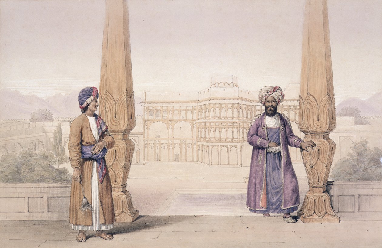 A Dooranee Noble and his Attendant at the Palace in Candahar, från 