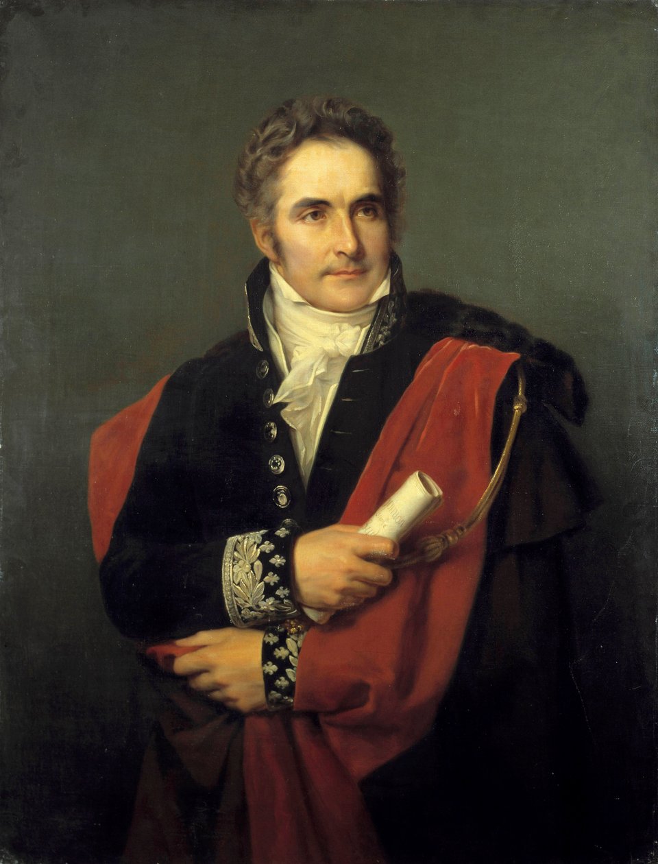 Porträtt av Casimir Perier, minister, ordförande i rådet 1831 Målning av Louis Hersent (1777-1860) 1800-talet. Dämpa. 1,65 x 0,90 m. Versailles, slottsmuseum av Louis Hersent