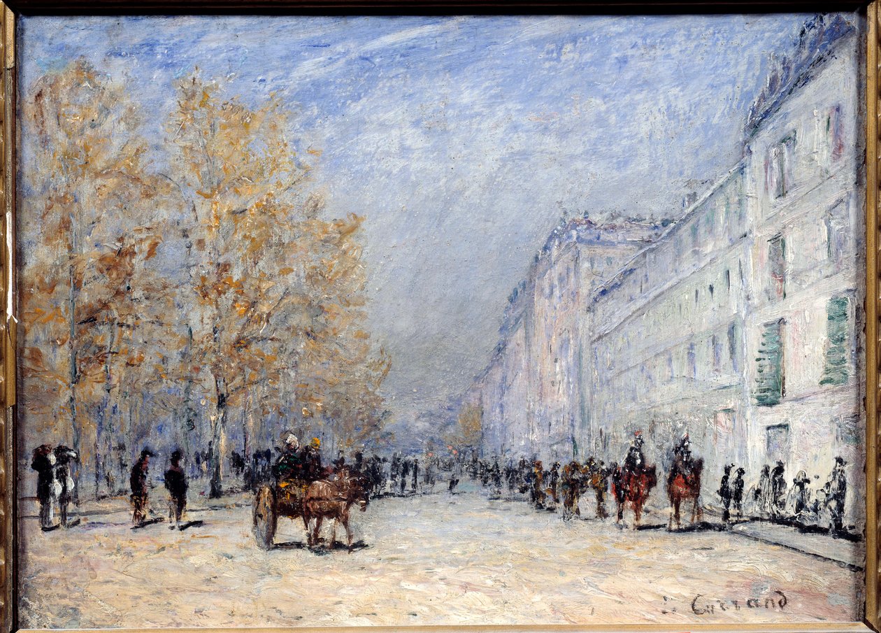 Lunchklassen i Lyon. Målning av Louis Carrand (1821-1899) av Louis Hilaire Carrand