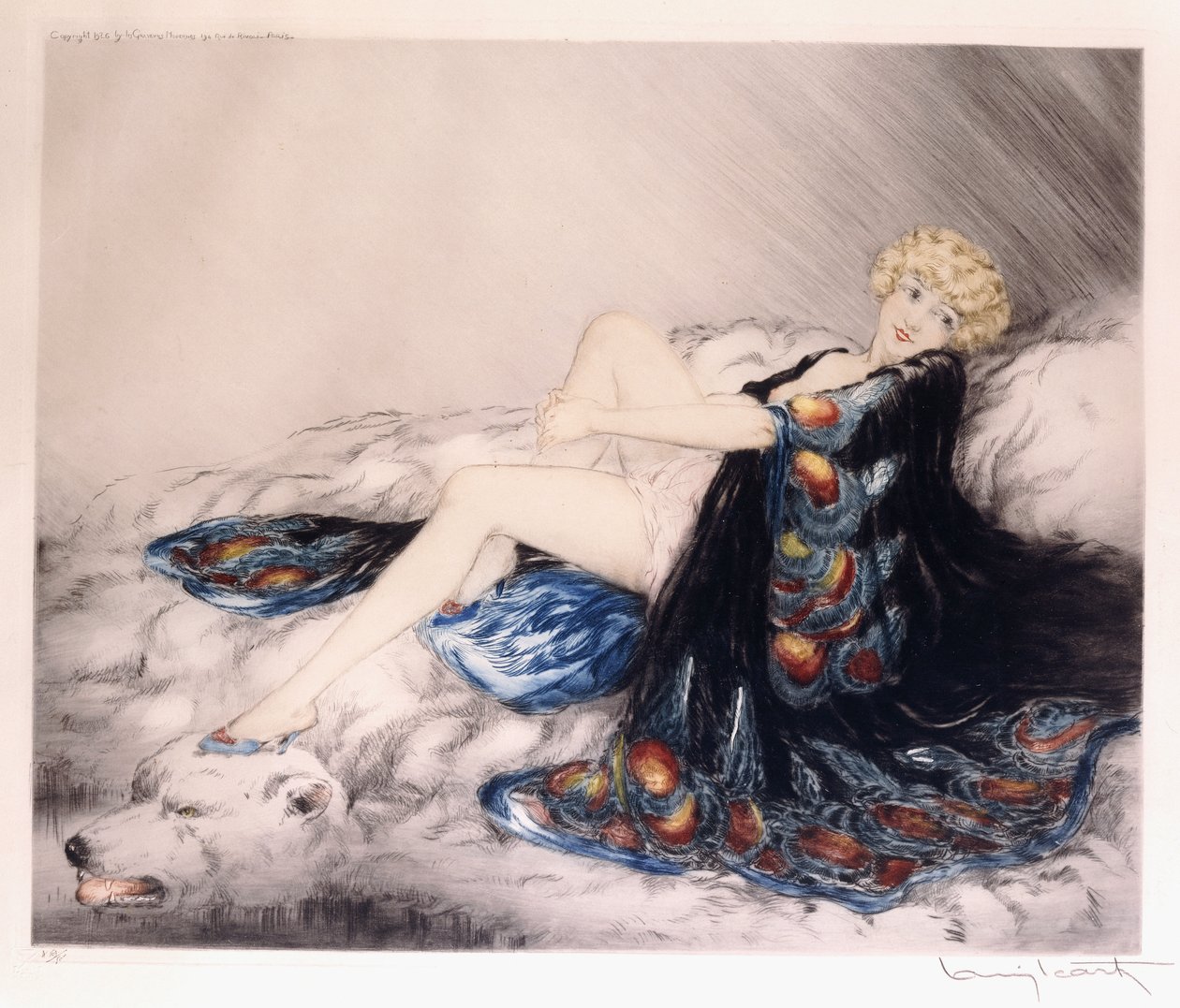 Silkesrock av Louis Icart
