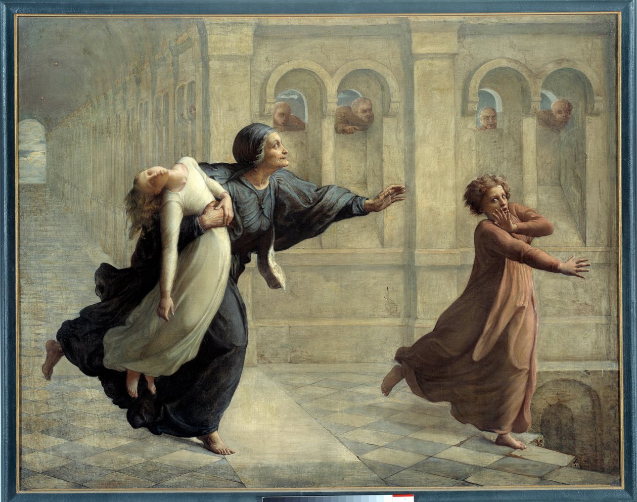 Själens dikt; Mardrömmen. Målning av Anne Francois Louis Janmot (1814-1892) av Louis Janmot