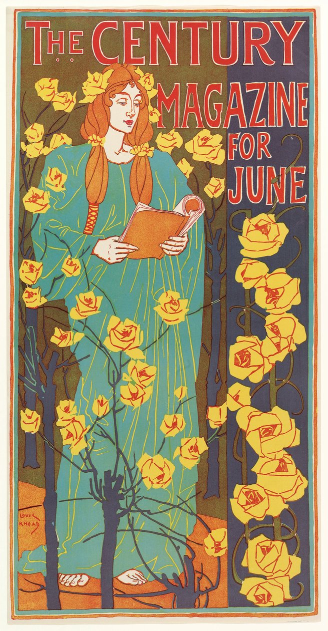 The Century Magazine för juni, pub. 1896 av Louis John Rhead