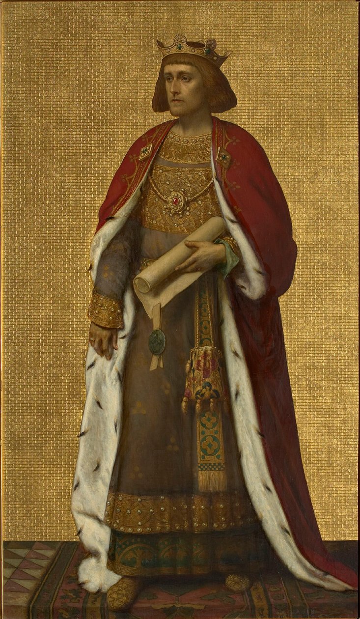 Filip den vackra, 1872-1877. av Louis Joseph Gallait