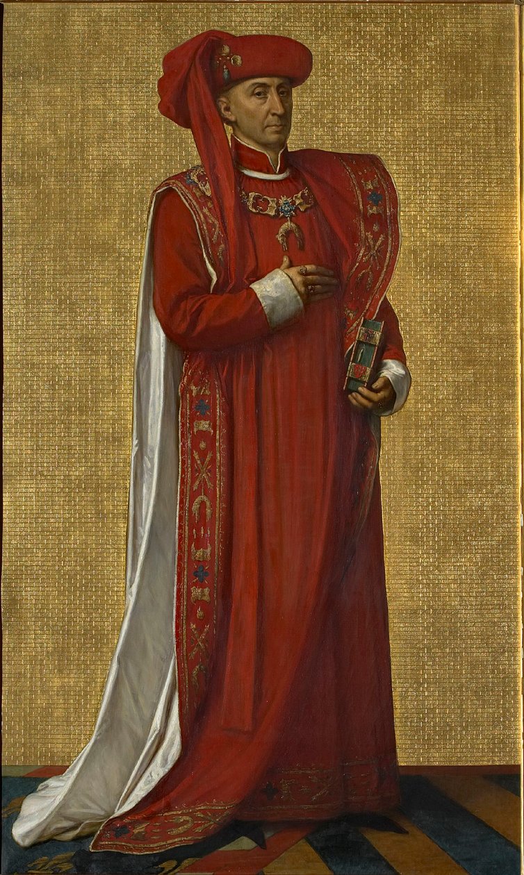Filip den gode 1396-1467, hertig av Bourgogne, 1872-1877. av Louis Joseph Gallait