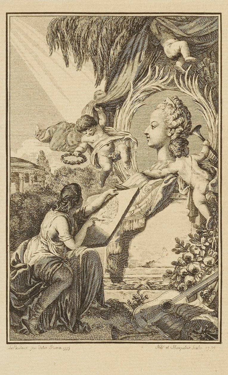 Utan titel av Louis Joseph I Masquelier