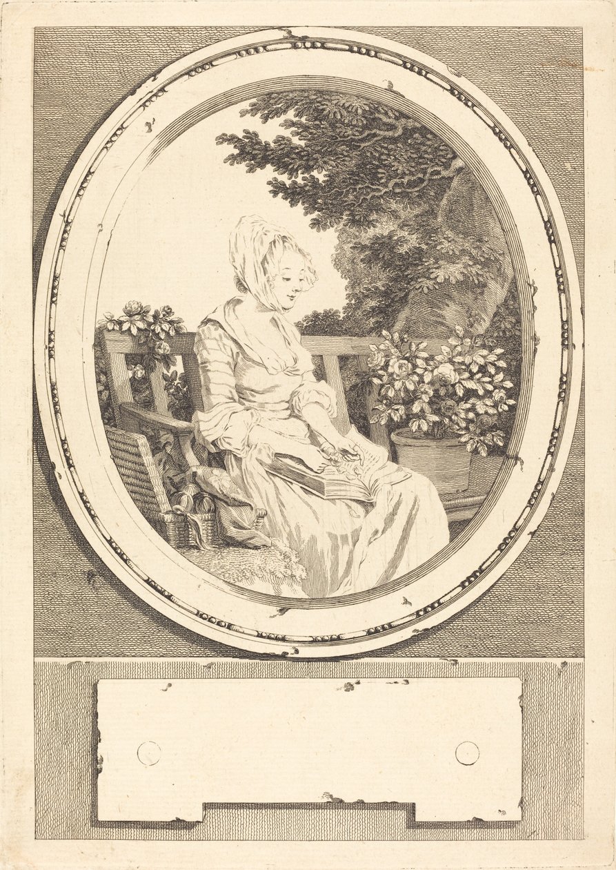 Till minsta lilla sak av Louis Joseph Masquelier after Pierre Antoine Baudouin