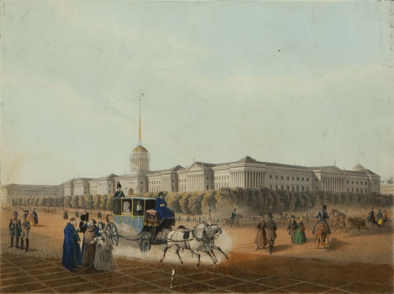 Amiralitetet i Sankt Petersburg, slutet av 1840-talet. av Louis Jules Arnout