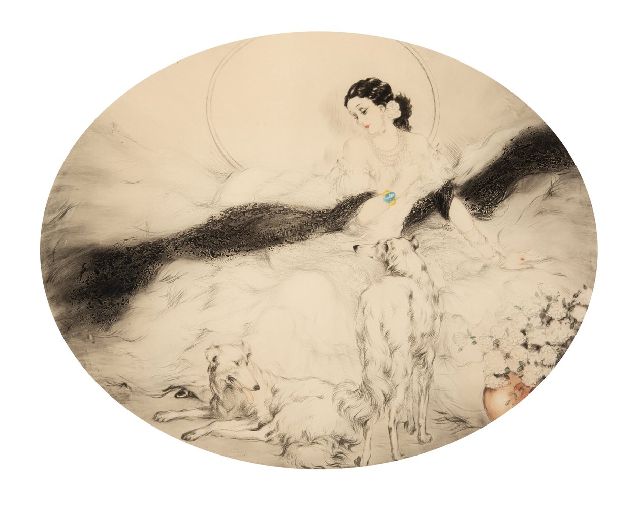 The Lady of the Camellias, 1927. av Louis Justin Laurent Icart