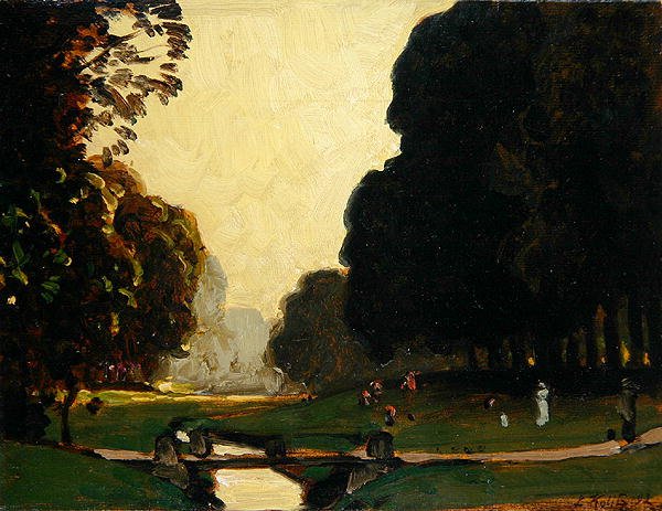Lilla Fuldan i Karlsaueparken, Kassel av Louis Kolitz