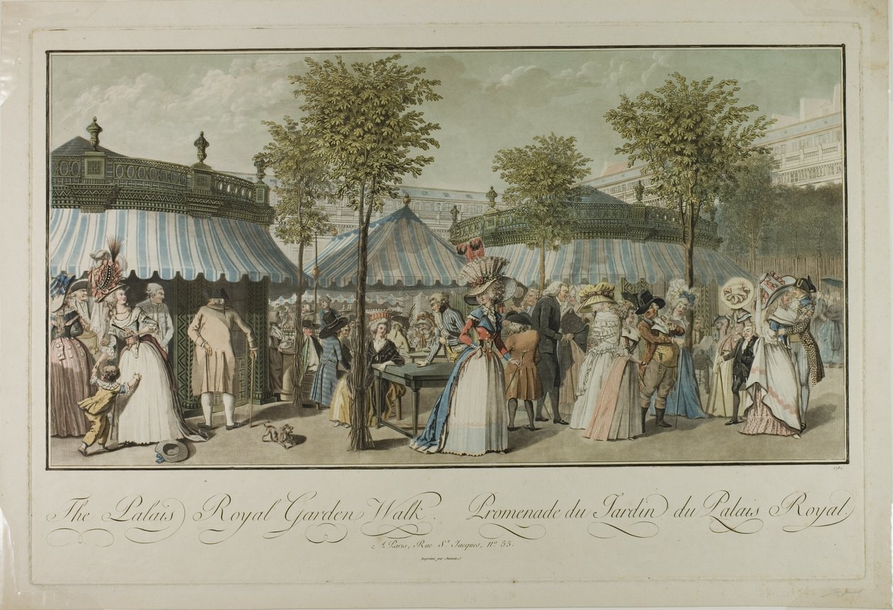 Palais Royal Garden Walk av Louis Lecoeur