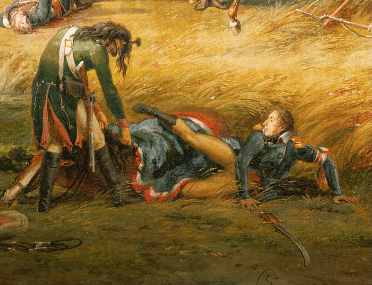 Slaget vid Marengo (olja på duk) av Louis Lejeune