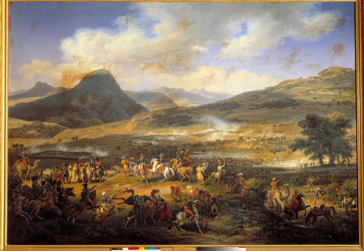 Kampanj (expedition) i Egypten (1798-1801): "" Slaget vid berget Thabor, 16 april av Louis Lejeune