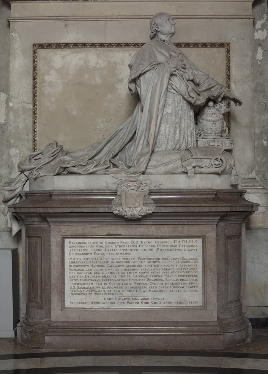 Begravningsmonument till Peter Ludovico Parisis av Louis Leon Cugnot