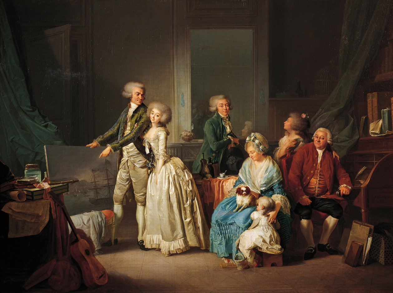 Gohin familj av Louis Leopold Boilly