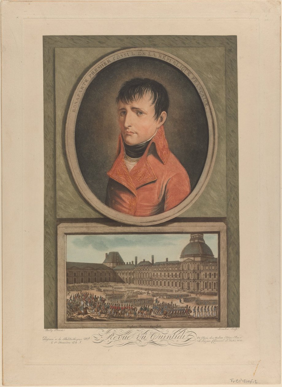 Napoleon Bonaparte som Frankrikes förste konsul, 1802 av Louis Leopold Boilly
