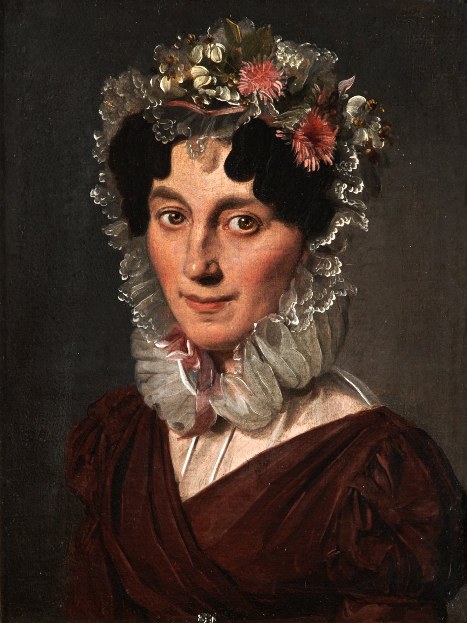 Porträtt av Caroline (Sophie) Gast, född Veinheimer av Louis Leopold Boilly