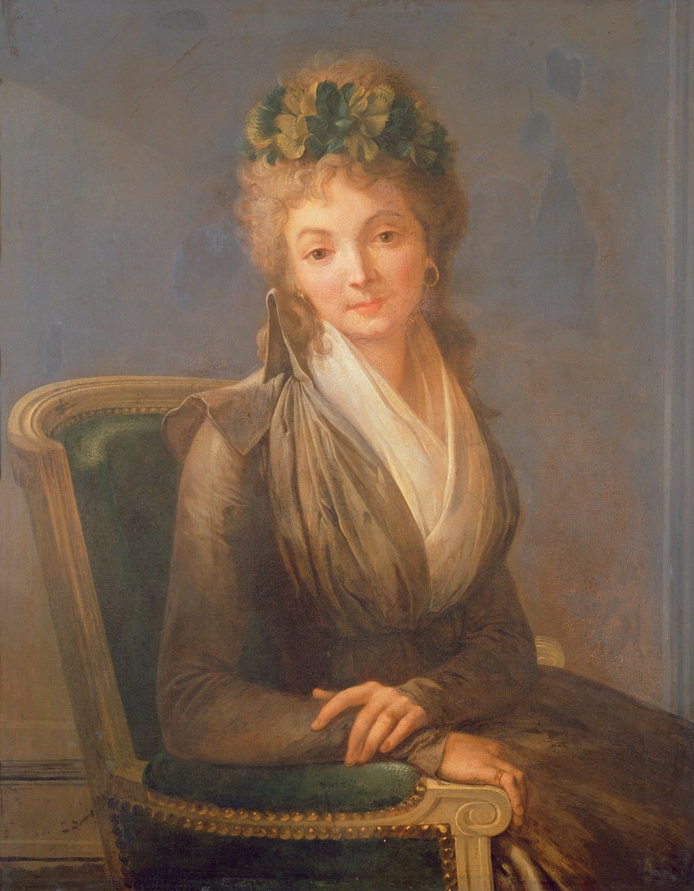Porträtt av Lucile Desmoulins, född Duplessis 1770-1794, 1794 av Louis Leopold Boilly